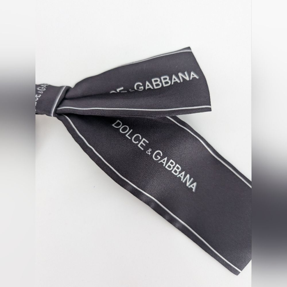 Dolce & Gabbana Black Silk Tie - Picture 2 of 5